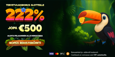Tucan Casino Banner ja tervetuliaisbonukset